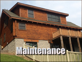  Spencerville, Ohio Log Home Maintenance