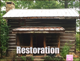 Historic Log Cabin Restoration  Spencerville, Ohio
